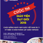 Tổng kết cuộc thi giáo viên dạy giỏi 2015