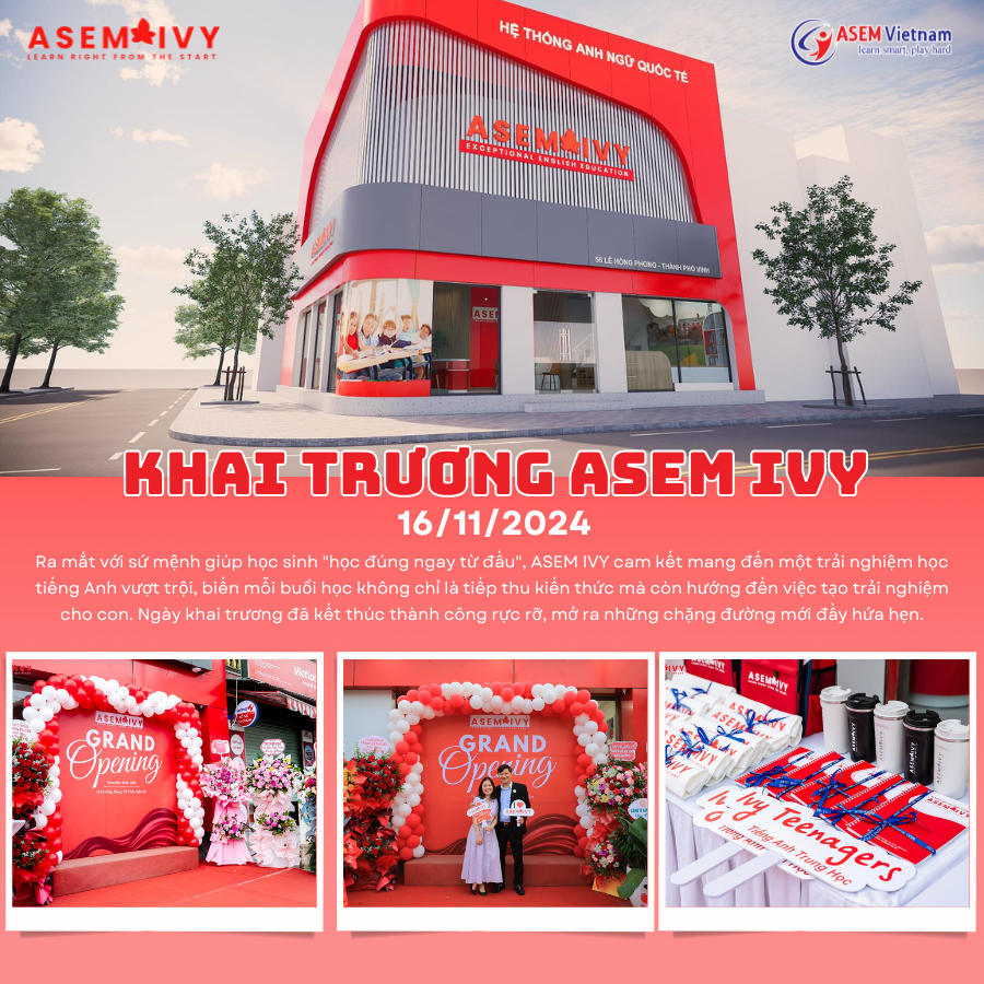 sự kiện nổi bật của hệ thống anh ngữ quốc tế ASEM VIETNAM