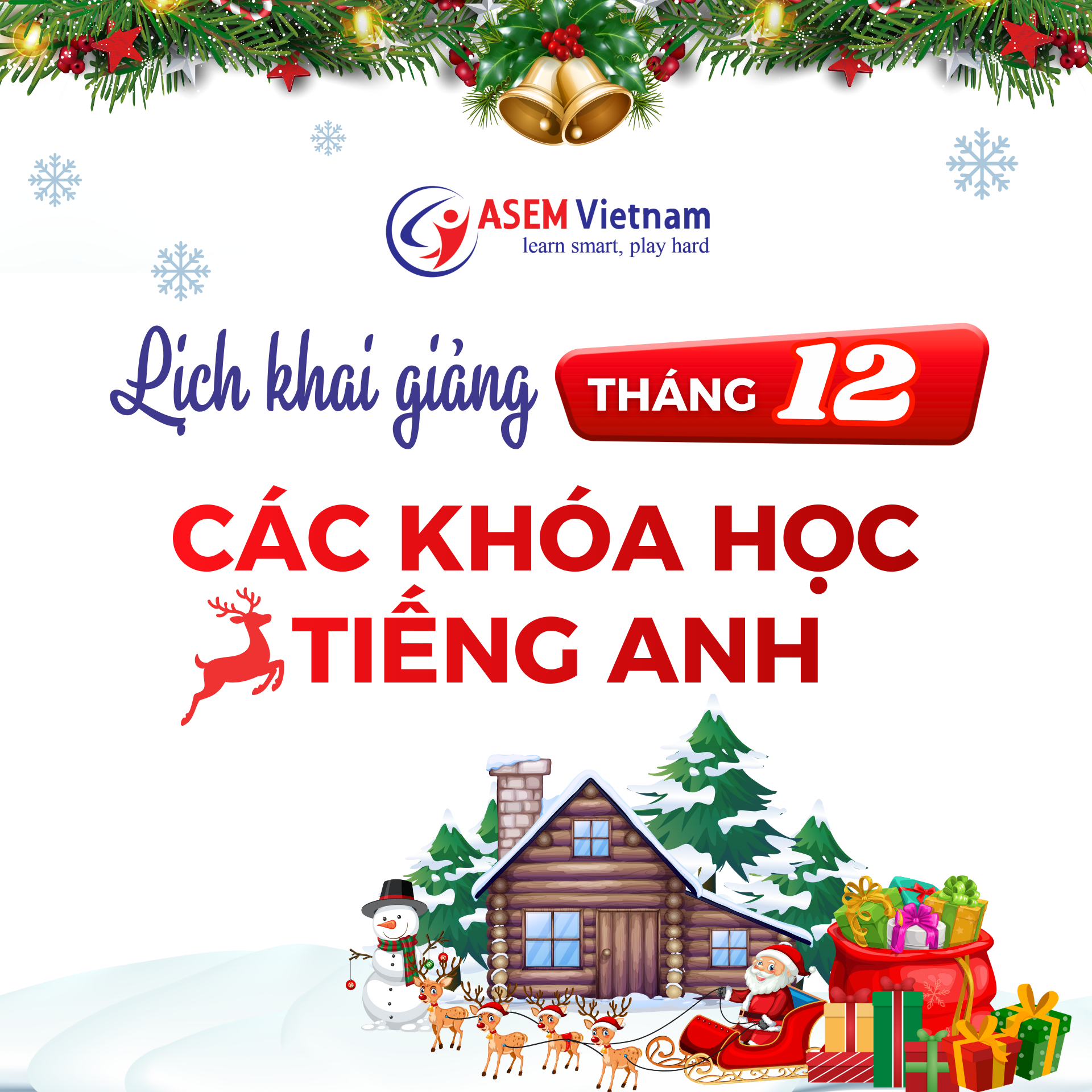 Lịch khai giảng các khóa học Tiếng Anh